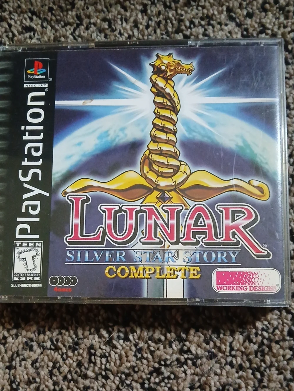 Sony PlayStation Lunar: Silver Star Story Complete – Blue/Gold/Black